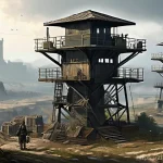 Home 4 퍼즐오브Z 신규 유저 가이드 - **Prompt: Resourceful Survivor overseeing a Fortified Settlement**
"A determined female survivor...