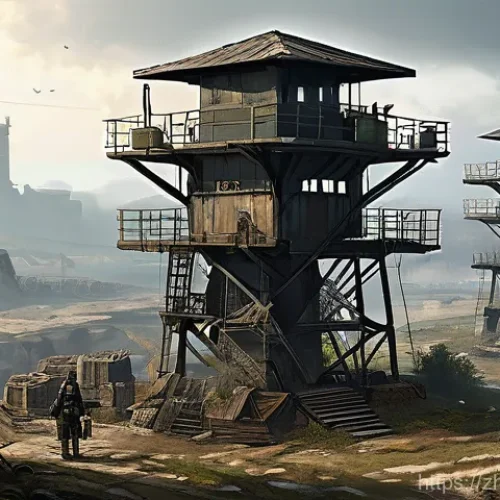 Home 16 퍼즐오브Z 신규 유저 가이드 - **Prompt: Resourceful Survivor overseeing a Fortified Settlement**
"A determined female survivor...